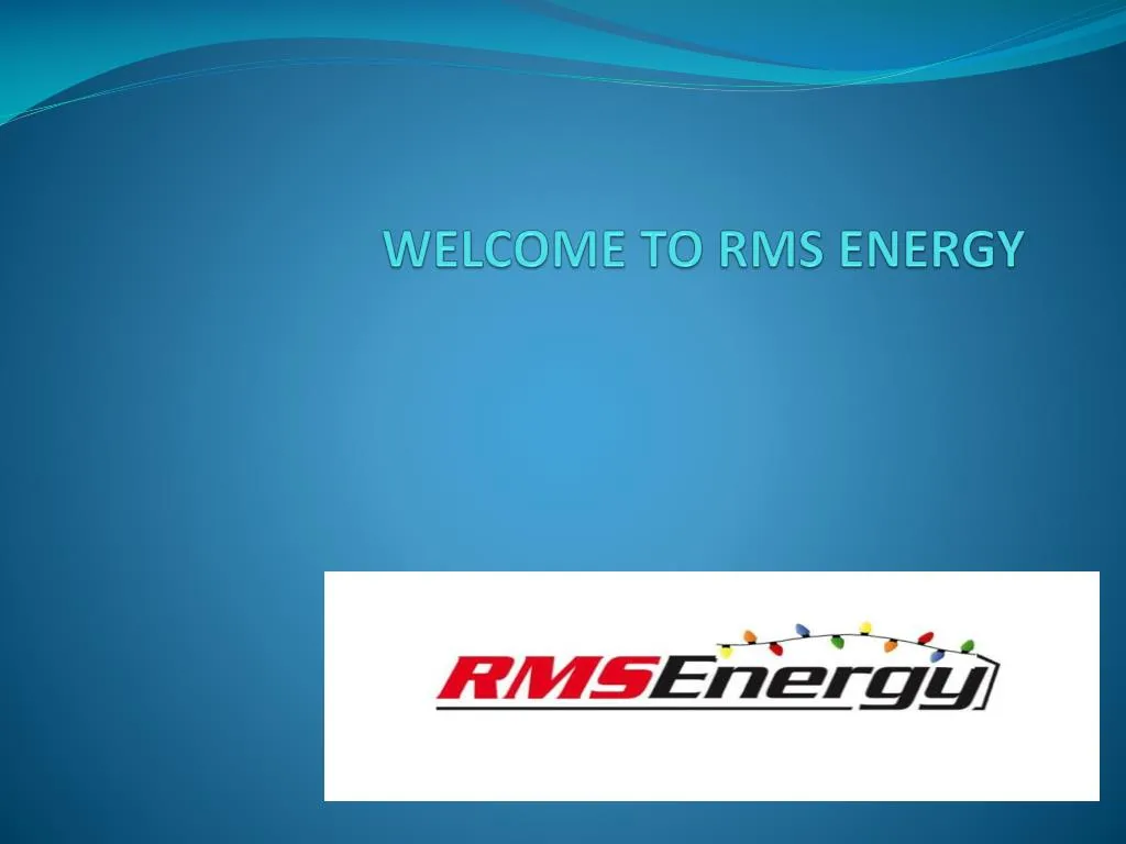 welcome to rms energy
