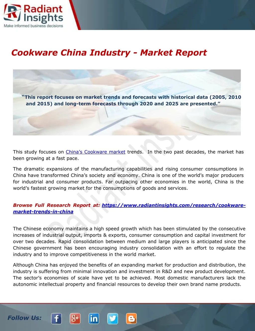cookware china industry market report