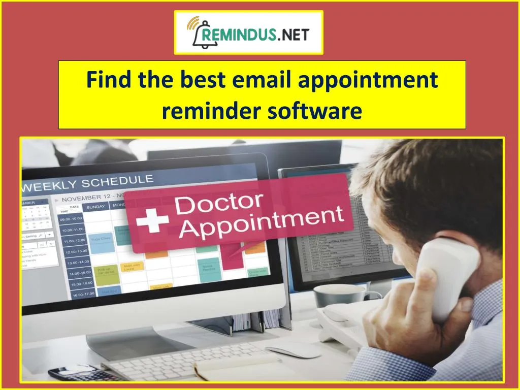 find the best email appointment reminder software
