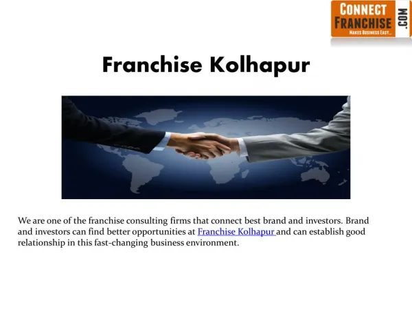 Franchise Kolhapur