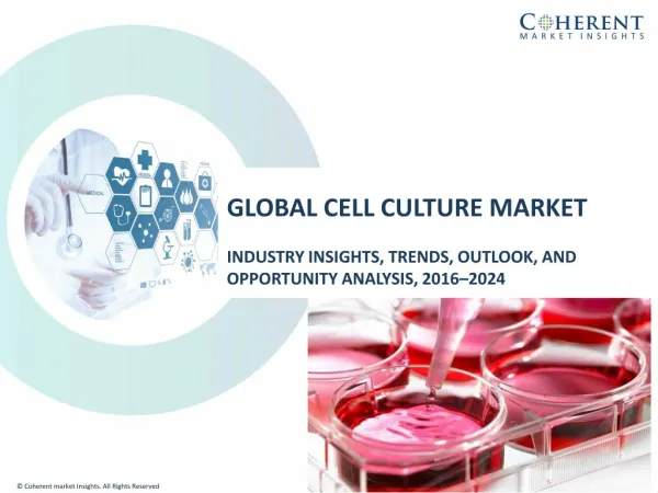 Cell Culture Market, By Product Type, Application, End User, and Geography - Trends, Analysis and Forecast till 2024