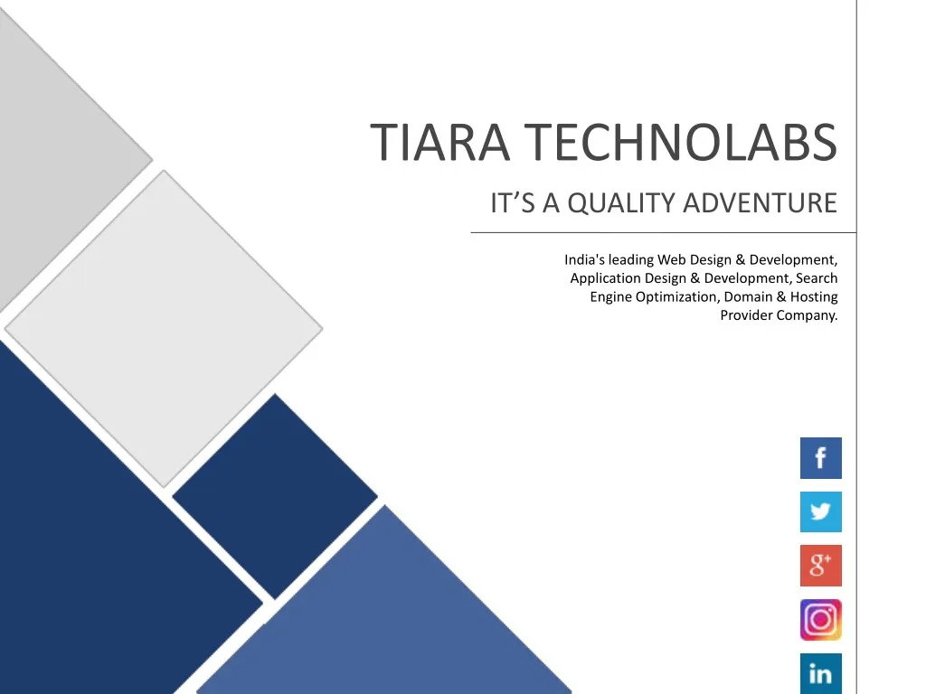 tiara technolabs it s a quality adventure