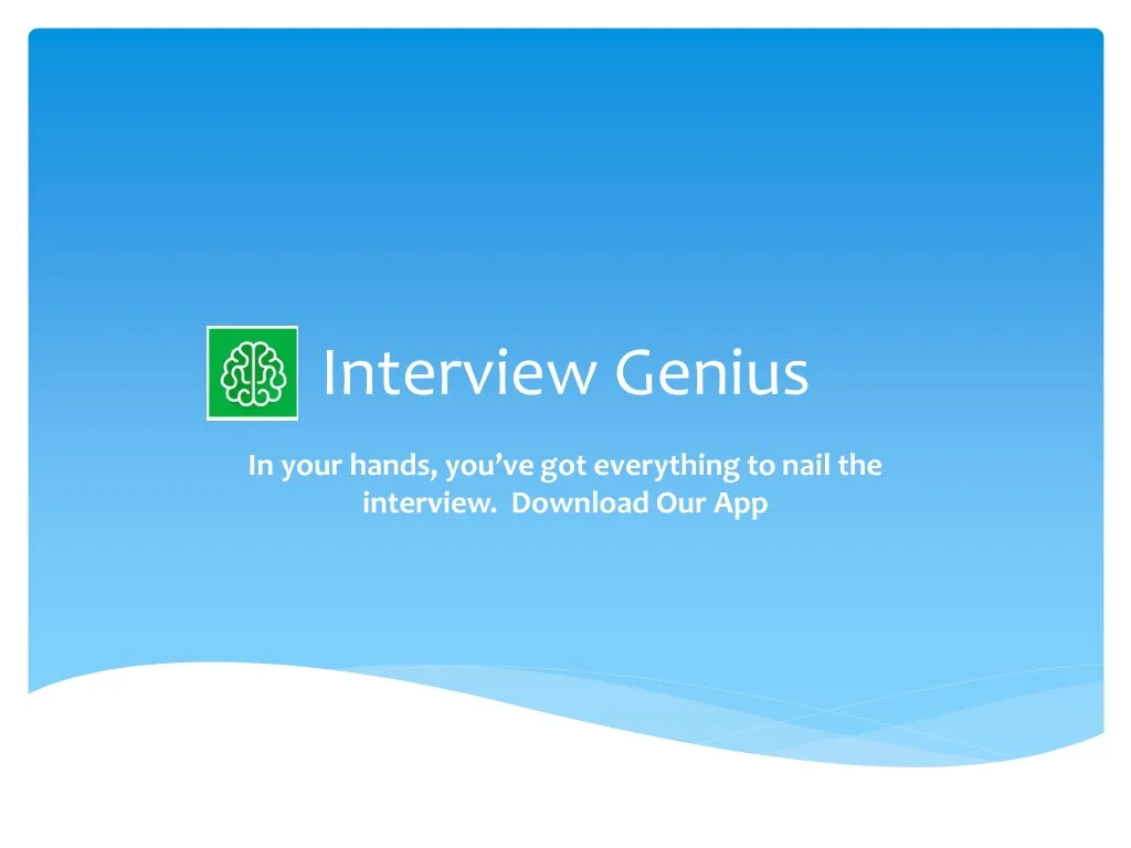 interview genius