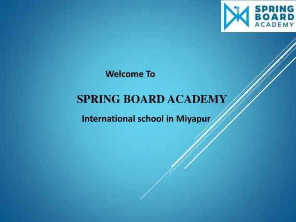 Spring Board Academy | International School in Miyapur