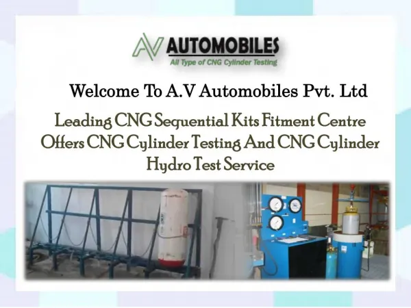 CNG Sequential Kits Fitment Centre in Delhi