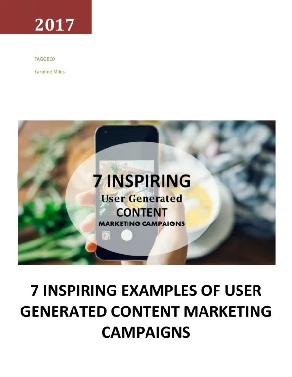 7 Inspiring Examples of User Generated Content Marketing Campaigns
