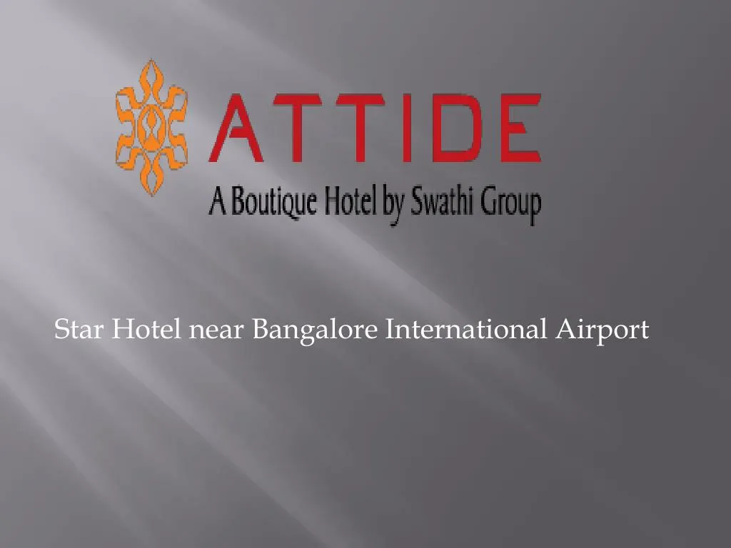 star hotel near bangalore international airport