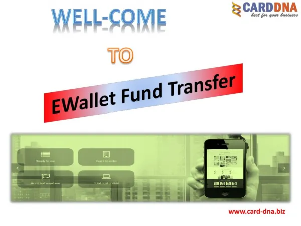 Best digital eWallet fund transfer at card-dna.biz
