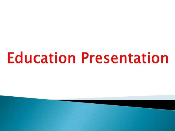 education presentation