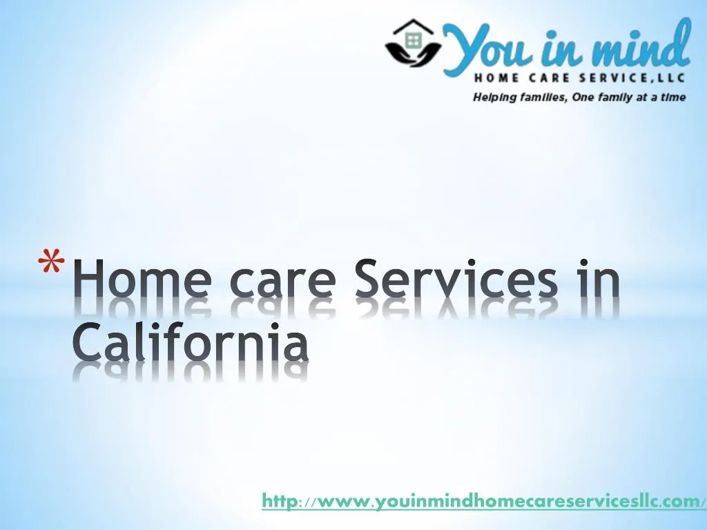 home care services in california