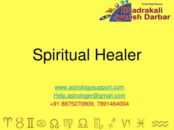 Spiritual Healer - Astrologysupport.com