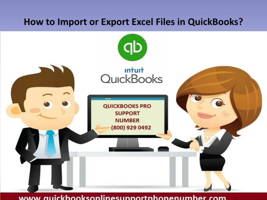 how to import or export excel files in quickbooks