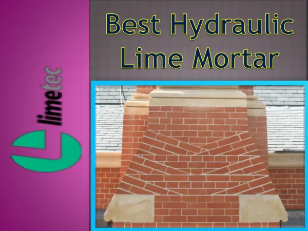Best Hydraulic Lime Mortar