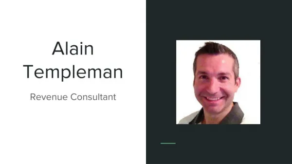 Alain Templeman - Revenue Consultant