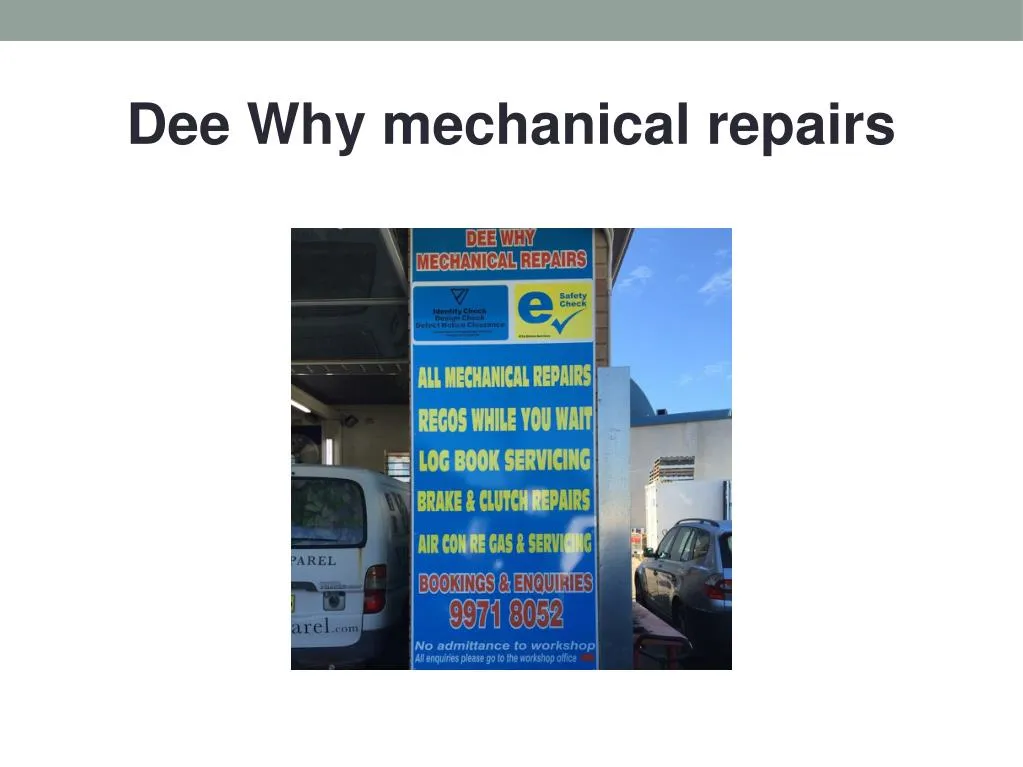 dee why mechanical repairs