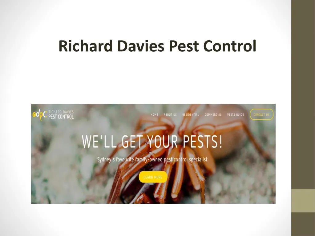 richard davies pest control