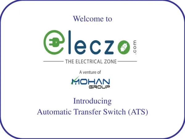 Buy Automatic Transfer Switch Online