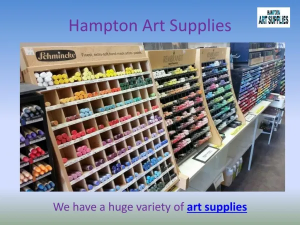 Best place to buy Acrylic Paint at Hampton Art Supplies