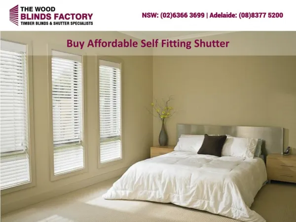 Buy Affordable Self Fitting Shutter