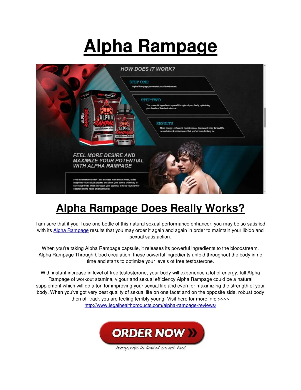 alpha rampage