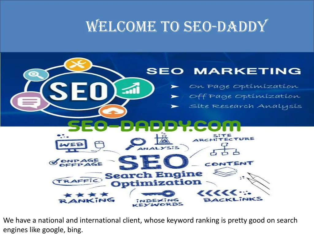 welcome to seo daddy