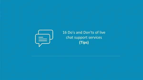 Professional Live Chat Tips