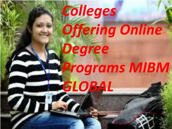 Colleges Offering Online Degree Programs