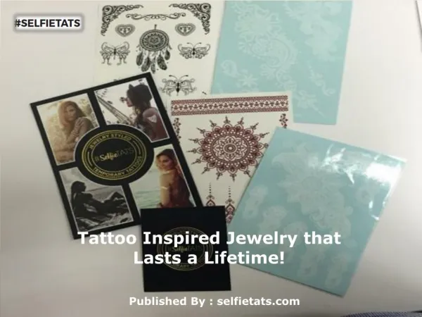 Tattoo inspired jewelry