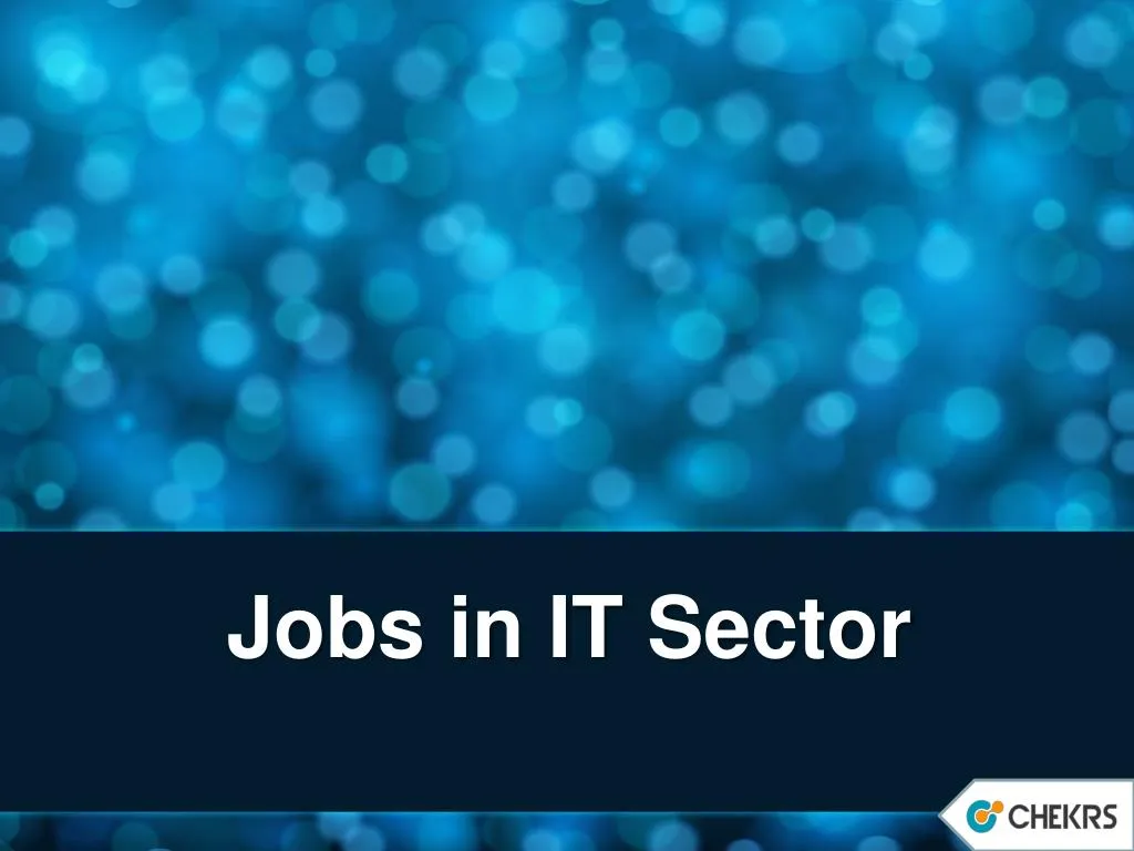 jobs in it sector