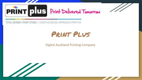 Printing Services Auckland