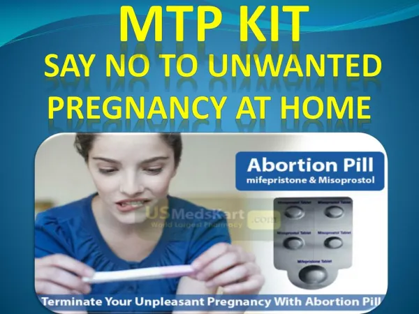 Buy MTP Kit And Say No To Unwanted Pregnancy At Home