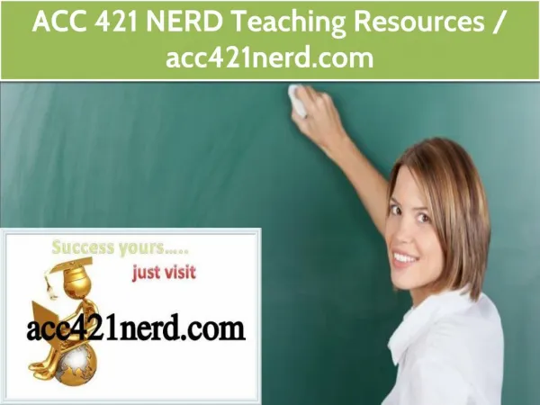 ACC 421 NERD Teaching Resources / acc421nerd.com