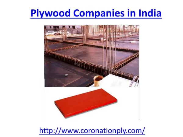 Which is the best plywood companies in india
