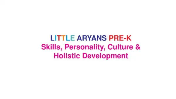 Little Aryans Preschool Kalyan Innovative Teaching Techniques