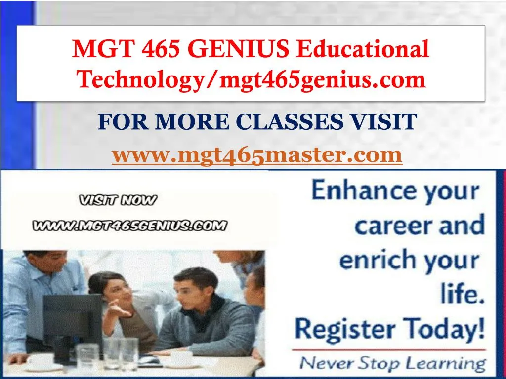 mgt 465 genius educational technology mgt465genius com
