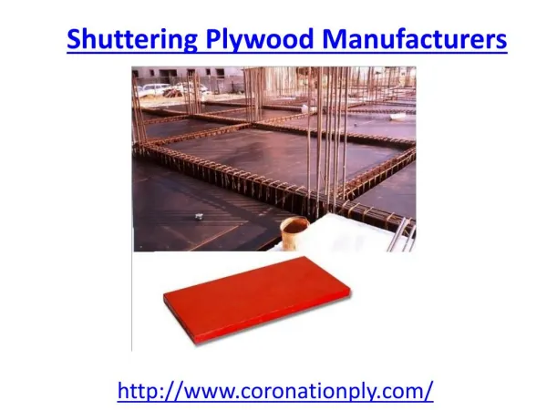Find the best shuttering plywood manufacturers in India
