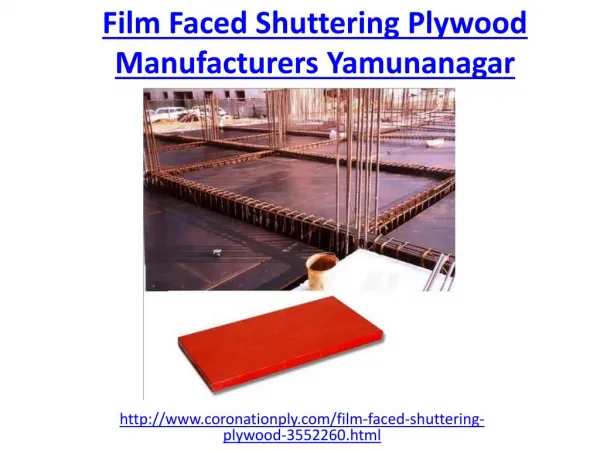 Find best film faced shuttering plywood manufacturers yamunanagar