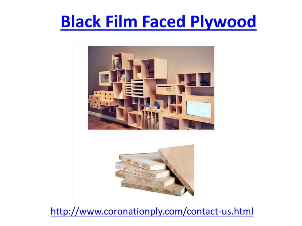 black film faced plywood