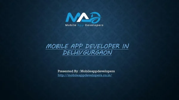 mobile app developer in gurgaon
