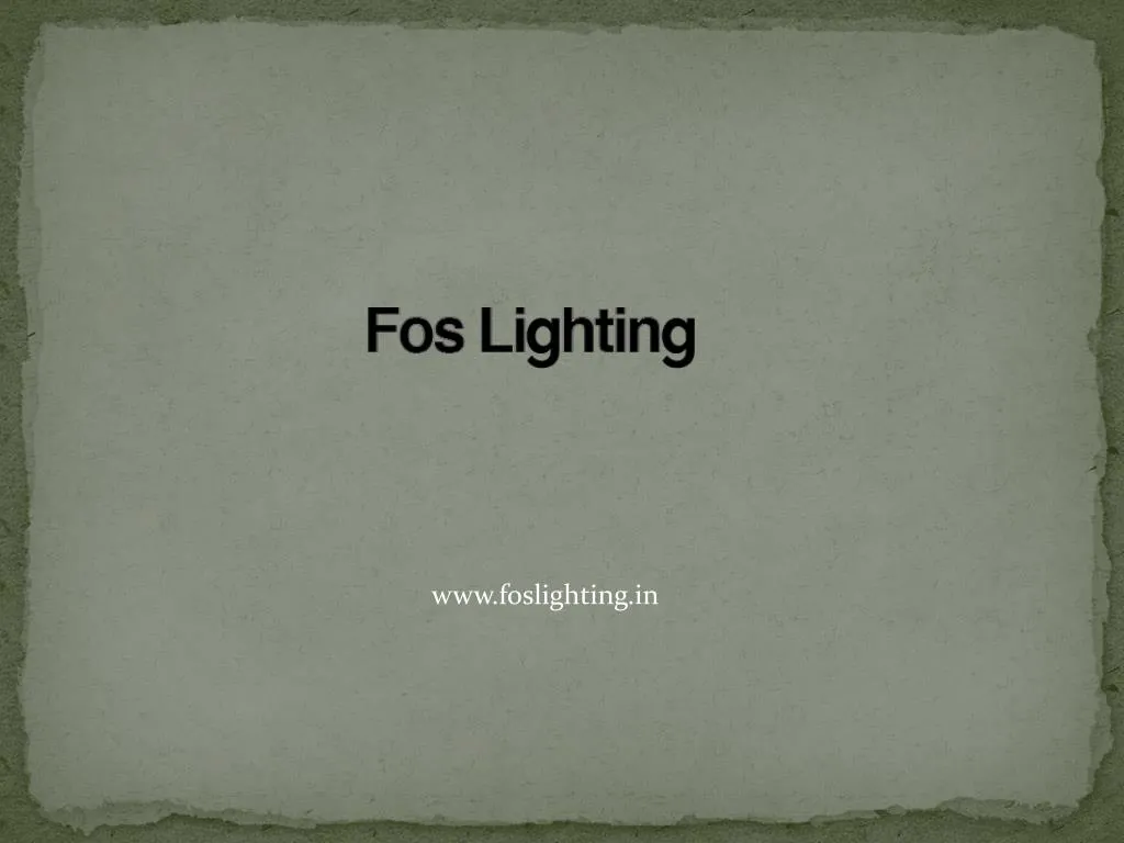 www foslighting in