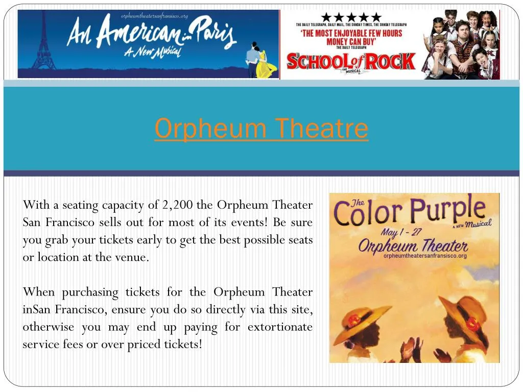 orpheum theatre