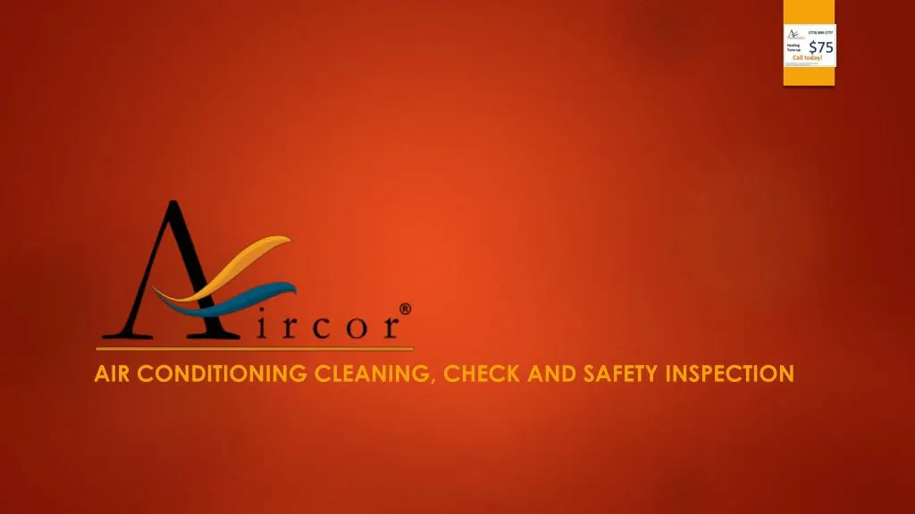 air conditioning cleaning check and safety inspection