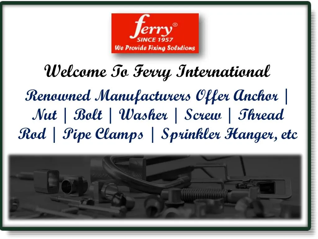 welcome to ferry international