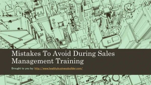 Mistakes To Avoid During Sales Management Training