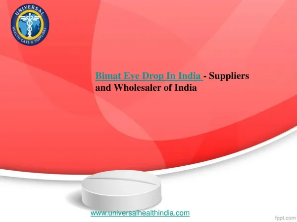 Bimat Eye Drop In India - Suppliers and Wholesaler of india