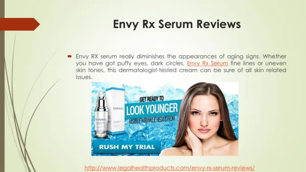 Envy Rx Serum Where to Buy and Free Trial