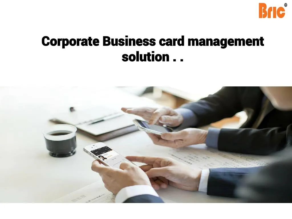 corporate business card management solution