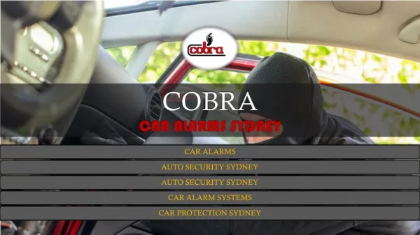 Learn more about Car alarm systems