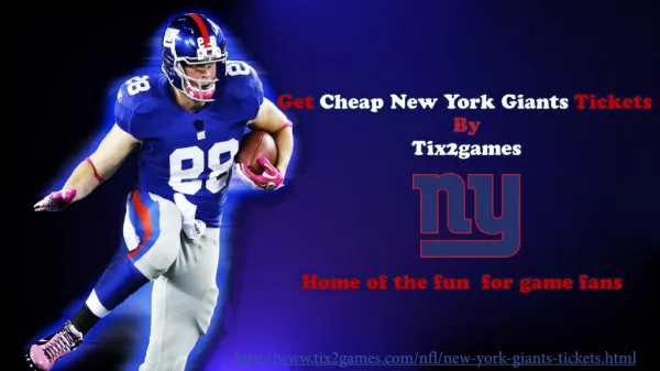 New York Giants Tickets on Discount Price