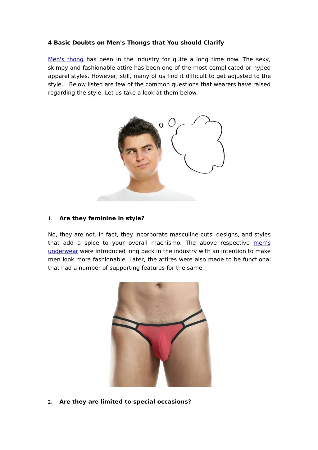 4 basic doubts on men s thongs that you should